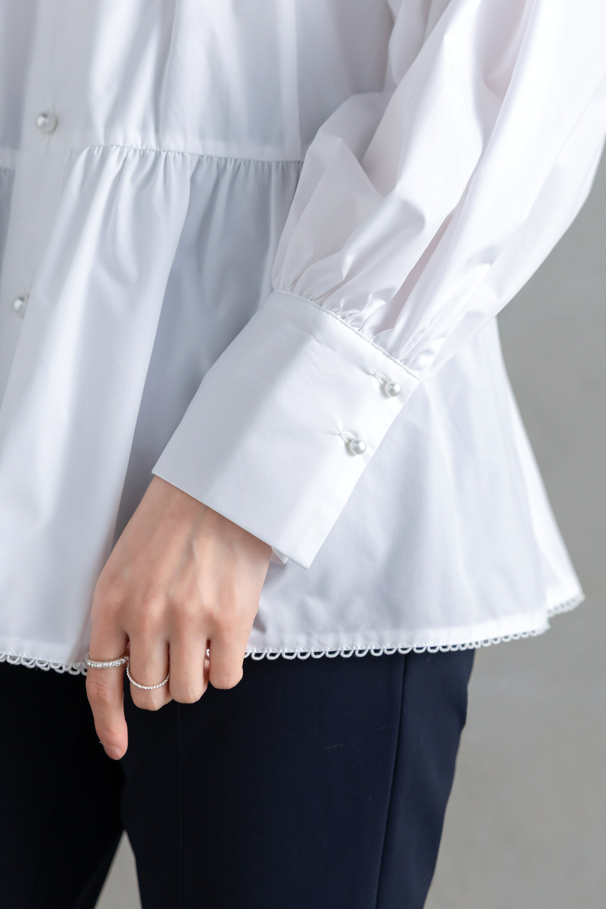 Keep clean】フリルカラーピンタックチュニックブラウス – Ame no chi Hare