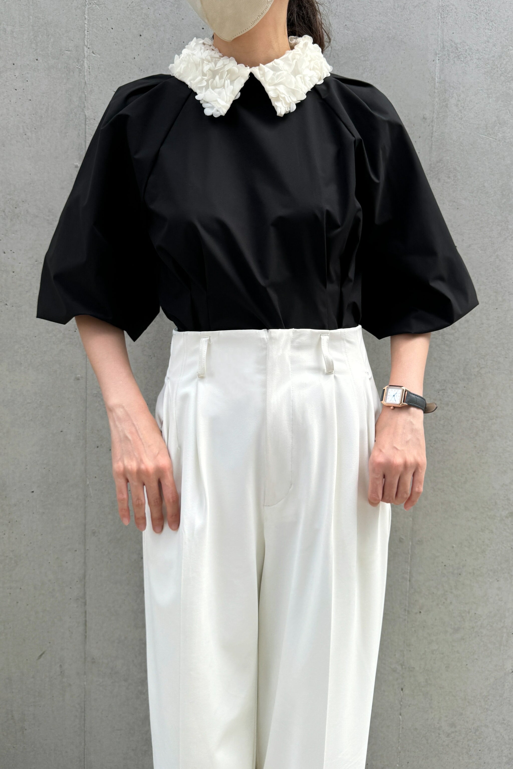 新品アメノチハレ 【Keep clean】フラワーブーケブラウス