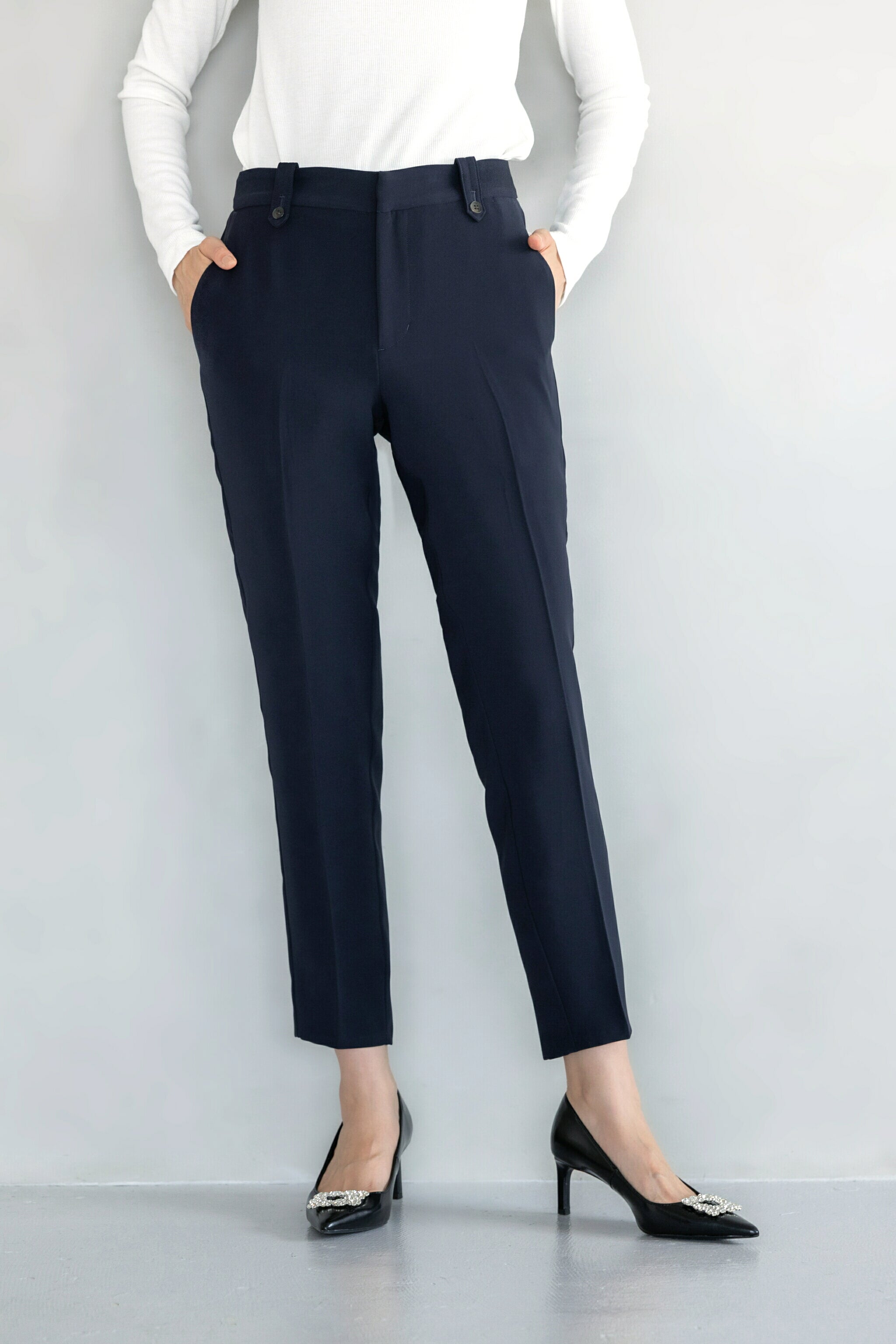 Amenochihare アメノチハレ 雨よけストレッチサイドパールパンツ 新品)Ame no chi Hare☆雨よけストレッチサイドパールパンツ 雨よけ